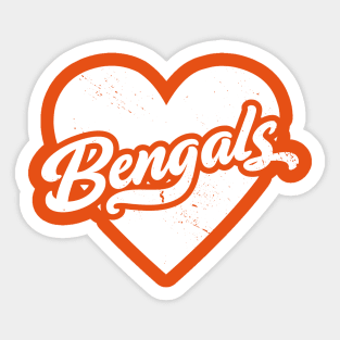 Vintage Bengals School Spirit // High School Football Mascot // Go Bengals Sticker